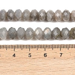 Природные лабрадорита бисер нитей&nbsp;G-C259-A41-5x8mm