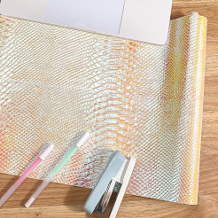 Лазерная ткань из искусственной кожи&nbsp;DIY-WH20032-57G