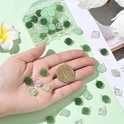 50шт 5 стильные стеклянные подвески&nbsp;PALLOY-YW00141