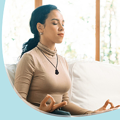 2 шт. ожерелье с подвеской в виде Будды Майтреи из искусственного камня NJEW-UN0001-59B