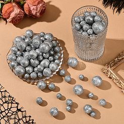 160 шт. 10 вида блестящих пенопластовых шариков&nbsp;DIY-SP0005-58A