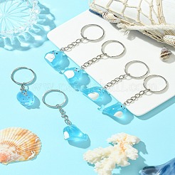 6шт брелок из светящейся смолы KEYC-FS00020