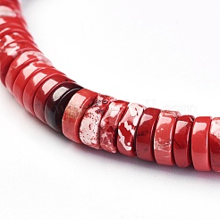 Бусины из натурального магнезита G-P402-01