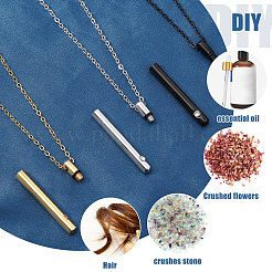 3 шт. 3 цвета 304 нержавеющая сталь тросовые цепочки ожерелья NJEW-CA0001-24