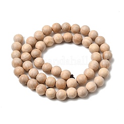 Натуральное дерево бисер нитей&nbsp;WOOD-B011-01A-10mm