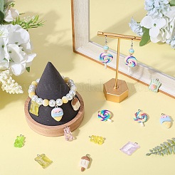 60шт 10 стиля подвески из смолы&nbsp;RESI-SC0002-82