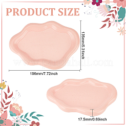 Фарфоровая ювелирная тарелка&nbsp;DJEW-WH0058-01A