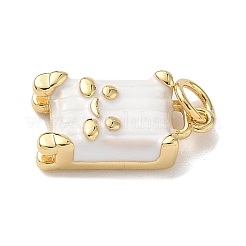 Латунь эмаль подвески KK-B155-18G-01