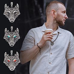 3 шт. подвески из нержавеющей стали 304 двух цветов STAS-UN0055-81