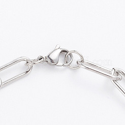 Цепочки-скрепки из нержавеющей стали 304&nbsp;LS-STAS-I146-01P