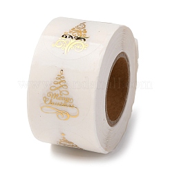 Рождественские самоклеящиеся бумажные наклейки X-DIY-A062-01C