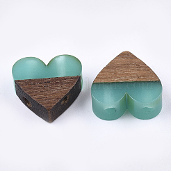 Многожильные звенья из смолы и орехового дерева&nbsp;RESI-S367-12A-04