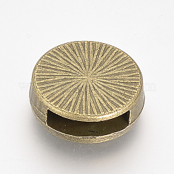 Тибетский стиль сплава шармы скольжения кабошон сеттинги&nbsp;PALLOY-Q341-04AB-FF