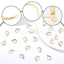 100 шт. 2-х цветная фурнитура для сережек из нержавеющей стали 304 STAS-BBC0001-56