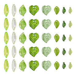 320шт 8 стиля прозрачные акриловые подвески&nbsp;TACR-TA0001-18