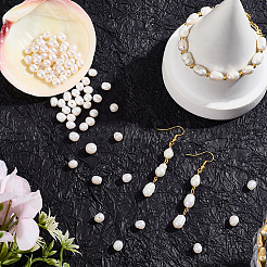 100 шт. бусины из натурального пресноводного жемчуга&nbsp;PEAR-LT0001-16