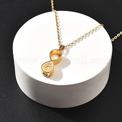 Ожерелья из нержавеющей стали 304 в виде бесконечной урны для праха домашних животных&nbsp;STAS-Z106-02G