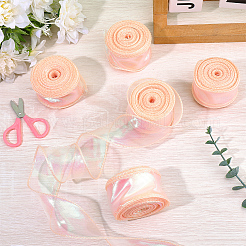 5 рулон плоской радужной ленты из органзы&nbsp;OCOR-CY0003-29B