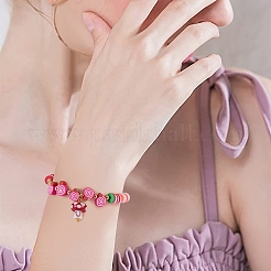 10шт 5 цвета бусины лэмпворк ручной работы GLAA-SZ0001-80