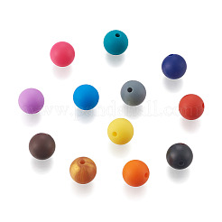 120шт 12 цвета силиконовые бусины&nbsp;SIL-TA0001-18