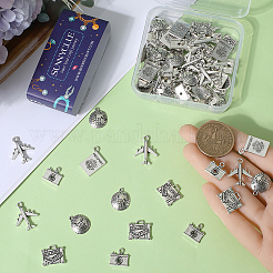 80шт 5 стиля подвески из сплава в тибетском стиле&nbsp;FIND-SC0008-22