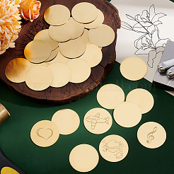 40шт латунный лист FIND-GA0003-71