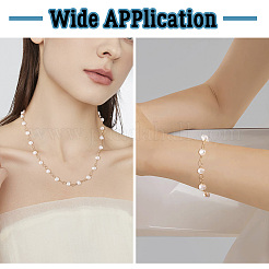 Цепочки из культивированного пресноводного жемчуга ручной работы из 1 нити&nbsp;AJEW-TA0001-93