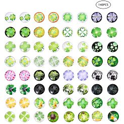 Flatback стеклянные кабошоны для поделок проектов GGLA-PH0004-27F