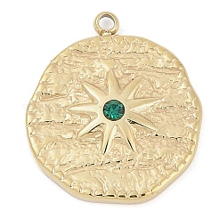 Подвески из нержавеющей стали 304 со стразами&nbsp;STAS-L022-479G-03