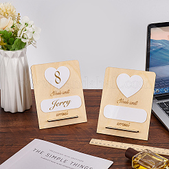 Деревянная табличка с объявлением о беременности DJEW-WH0058-29