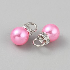 Абс пластмассовые жемчужные подвески DIY-TAC0020-66B