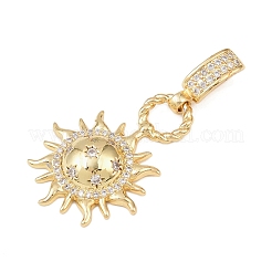Латунные микро проложить кубического циркония подвески&nbsp;LS-KK-H518-01A-G