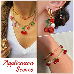 30 шт. 5 стиля подвески из прозрачного акрила и смолы&nbsp;OHAR-SC0001-15