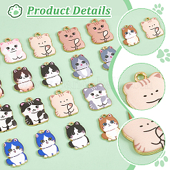 Подвески из сплава с принтом в 20 стилях&nbsp;FIND-PH0021-07