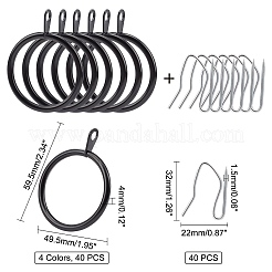 4 цвет железный оконный занавес круг IFIN-GA0001-32