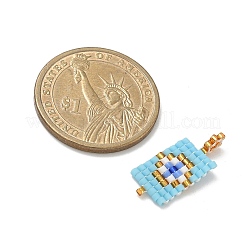 Стеклянные подвески из бисера&nbsp;PALLOY-MZ00909-02