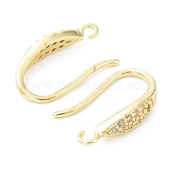Латунные крючки для серьги из чистого циркония KK-R149-21G