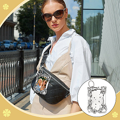 2шт пластиковый держатель для удостоверения личности&nbsp;AJEW-FG0005-39