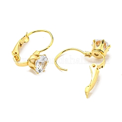 12 пара серег на защелке с кристаллами и стразами и бриллиантами AJEW-C032-05G