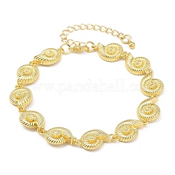 Браслеты из латунной цепочки для женщин&nbsp;BJEW-A090-06C-G