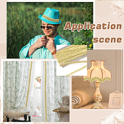 Металлические ленты из полиэстера&nbsp;DIY-WH0542-61A