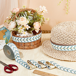 Жаккардовая полиэфирная лента длиной 12 м. OCOR-OC0001-46A