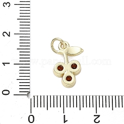 Латунные микро проложить кубического циркония подвески&nbsp;KK-K368-04C-G