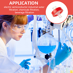 100 шт. пластиковый фильтр для шприца&nbsp;AJEW-WH0752-495