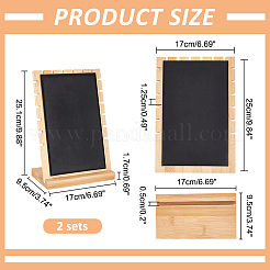 2 сумка бамбуковое дерево несколько подставок для ожерелий&nbsp;NDIS-PH0001-10C