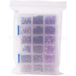 Разноцветные стеклянные бусины DIY-NB0001-14