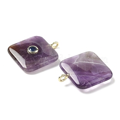 Подвески из натурального аметиста &nbsp;G-H318-02G-07