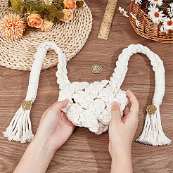 Корсажи на запястье из хлопкового шнура макраме для свадьбы&nbsp;DIY-OC00003