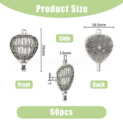 Подвески из сплава 60шт TIBEP-DC0001-11