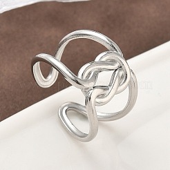 Кольца-манжеты из нержавеющей стали 304 для женщин&nbsp;RJEW-A079-04C-P